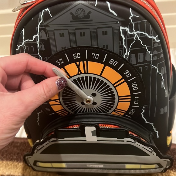 Loungefly Universal Studios exclusive Back to the Future backpack purse - Picture 4 of 4